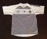 Trikot Adidas DFB XL Spielertrikot Deutschland Mercedes Benz  Matchworn 2002