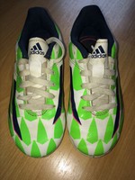 Jungen Fußball Hallenschuhe grün weiß Gr. 27,5 UK 10K von Adidas