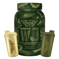 Scitec Nutrition Muscle Army Warrior Juice 900g Whey Protein Casein + SHAKER