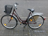Fahrrad Cityrad Damen oder Herren, rot/braun v. Brandes, 28", 7 Gang Sachs Nexus