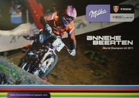 Anneke Beerten Niederlande Mountainbike 2011 Autogrammkarte