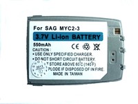 Akku für SAGEM myC2-3, Li-ion, 3,7V, 750mAh