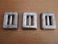 Bleie für Bleigürtel 3 stück ca:zusammen 5Kg 