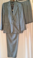 New York 10001 Metro Collection Vintage Three Piece Jacket Skirt Pants Suit Nwot