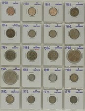Vintage Foreign Coin Lot 20Pc Philippines 1958-1982 Centavo Sentimo