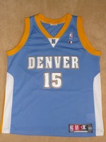 Denver Nuggets Carmelo Anthony #15 AUTHENTIC NBA Basketball Trikot S M Champion