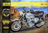 Honda CB750 Four Komplett Set Farbe Kleber ..1:8 Model Kit Bausatz Heller 52913
