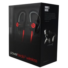 Beats By Dre Power Beats 2 Bluetooth Wireless Headphones - Black - Open Box