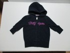 INFANT GIRLS TOMMY HILFIGER NAVY BLUE & PURPLE SPARKLE HOODIE JACKET SIZE 6-9 M