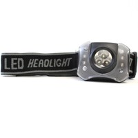 GRUNDIG LED Stirnlampe Kopflampe Kopfleuchte Headlight Angeln Fahrrad Camping