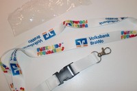 Schlüsselband weiss by Volksbank BraWo UNITED KIDS FOUNDATIONS