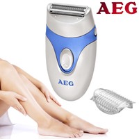 AEG Damenrasierer Lady Shaver Flieder inkl. Langhaarschneider LS 5652 Blau