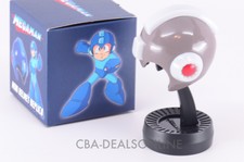 NEW Loot Crate Capcom Exclusive Mega Man Gray Mini Helmet Replica w/display base