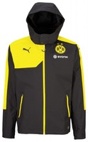 Puma BVB Rain Jacket Coach Herren Regenjacke 747943 02 Borussia Dortmund