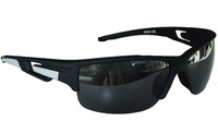 Sportbrille Sonnenbrille Schwarz Grau Black Motorradbrille Radbrille Sport M 25