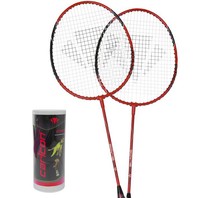 Carlton 2er Badminton Set Badmintonset Badmintonschläger Federbälle inkl.Tasche