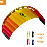 HQ Lenkdrachen Lenkmatte Drachen Symphony Beach III 2.2 Mango Bundle Kite