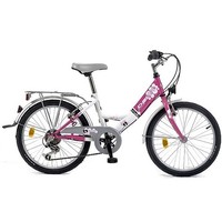 KINDERFAHRRAD 20 ZOLL 6-GANG SHIMANO FAHRRAD 20" ROSA mit DYNAMOBELEUCHTUNG