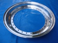 BBS RM 012 Felgenbett Bett Außenbett Alu Aluminium 2,0 15  30 Loch poliert RS
