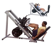 Body Solid Beinpresse Hackenschmidt mit 50 mm Gewichtsaufnahme