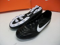 Nike JR PREMIER 3 FG-R Fußballschuhe Schwarz/Weiß/Silber Gr38,5