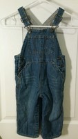 Baby gap lined denim overalls size 18-24 months