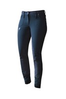 Damen Vollbesatz Reithose Young Country Life HKM dunkelblau/grau NEU