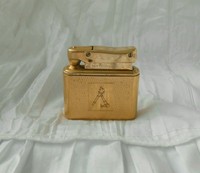 Altes Ibelo Monopol Feuerzeug-Golddekor-Wohl Vergoldet-Seltene Ausführung-RAR