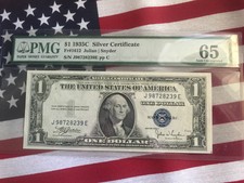 $1 Series 1935 C Silver Certificate Fr#1612