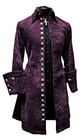 SHRINE GALLEON VELVET GOTHIC ARMY VICTORIAN PIRATE COAT JACKET GOTH STEAMPUNK M 