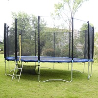 Trampolin Gartentrampolin Ø 244 cm bis 490 cm Komplettset mit Plane Leiter Netz