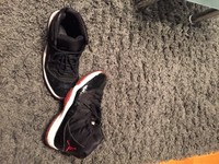 Jordan 11 Bred Black Red Gr 42