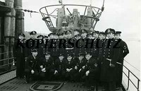 U-BOOT-KRIEG FOTO U198 KOMMANDANT MIT BESATZUNG