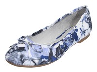 S.OLIVER - Ballerinas - Slipper - Textil - 5-22123-26 - Blau Flower