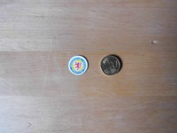 Eintracht Braunschweig Emblem Wappen Magnet selten Bundesliga rar rund