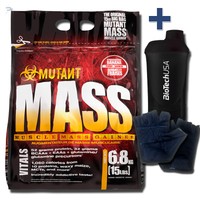 PVL Mutant Mass 6,8kg Weight Gainer 6800g CFM Whey Protein Isolat Casein MCT Öl