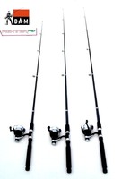 1A ANGELSET FÜR ALLE BEREICHE 3 DAM ANGELRUTEN 3 DAM ROLLEN  TOP MARKENWARE