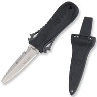 Aqualung Tauchmesser mit Jacketbefestigung Squeeze Lock - Edelstahl