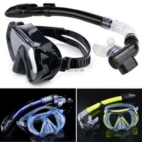 Scuba Tauchen Schnorcheln Maske Schnorchel Wassersport Getriebe Combo Set Neu