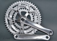Rennrad KRG Kurbelgarnitur 3-fach Aluminium silber 30 /42 / 52  Racing