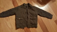 Boys Baby Gap Gray Cotton Hoodie Zip Front Jacket Cardigan 3T 3 years 