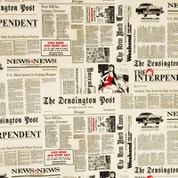 Microfaser Möbelstoff "NEWSPAPER" Mikrofaser Textilstoff Polster Modern Design