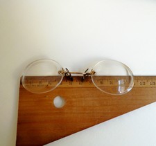 Antique 1900s Spectacles Pince Nez Eye Glasses Pre-1901 (Victorian & Older)