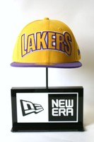 New Era 59FIFTY Los Angeles Lakers Logo Größe 7 3/8 Angepasste Mütze Baseball
