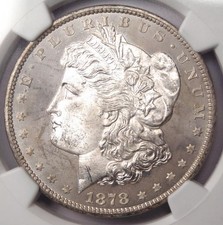 1878-Cc Morgan Silver Dollar $1 - Ngc Ms64+ Pq - Plus Grade - Cameo Look!