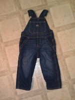 Osh Kosh Bgosh One Piece Romper Overalls jumper 18 months boys blue insulated