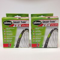 Slime selbstreparierender 2x 28 Zoll Fahrradschlauch Fahrrad Schlauch Flickzeug 