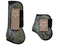 Imperial Riding Gamaschen Set Army, Springgamaschen u. Streichkappen, neu