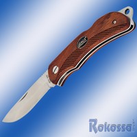 EKA Taschenmesser - 12C27 Stahl, Bubinga Holz, Etui - 250711