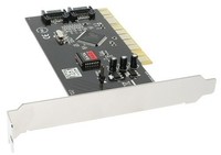 InLine® PCI SCHNITTSTELLENKARTE SATA (S-ATA) RAID CONTROLLER KARTE INTERN NEU